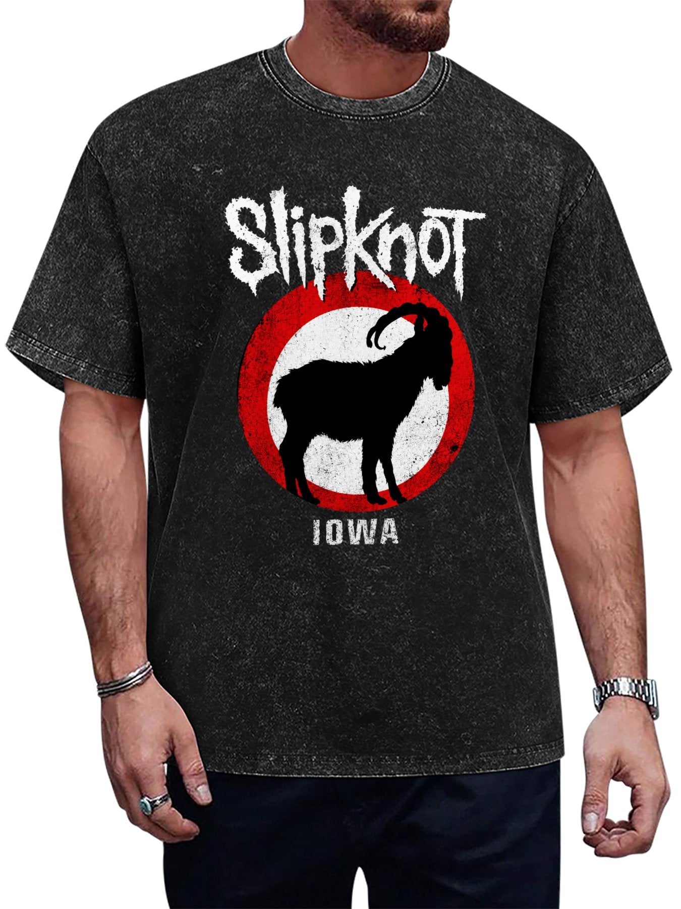 Slipknot Iowa Goat Graphic T-Shirt