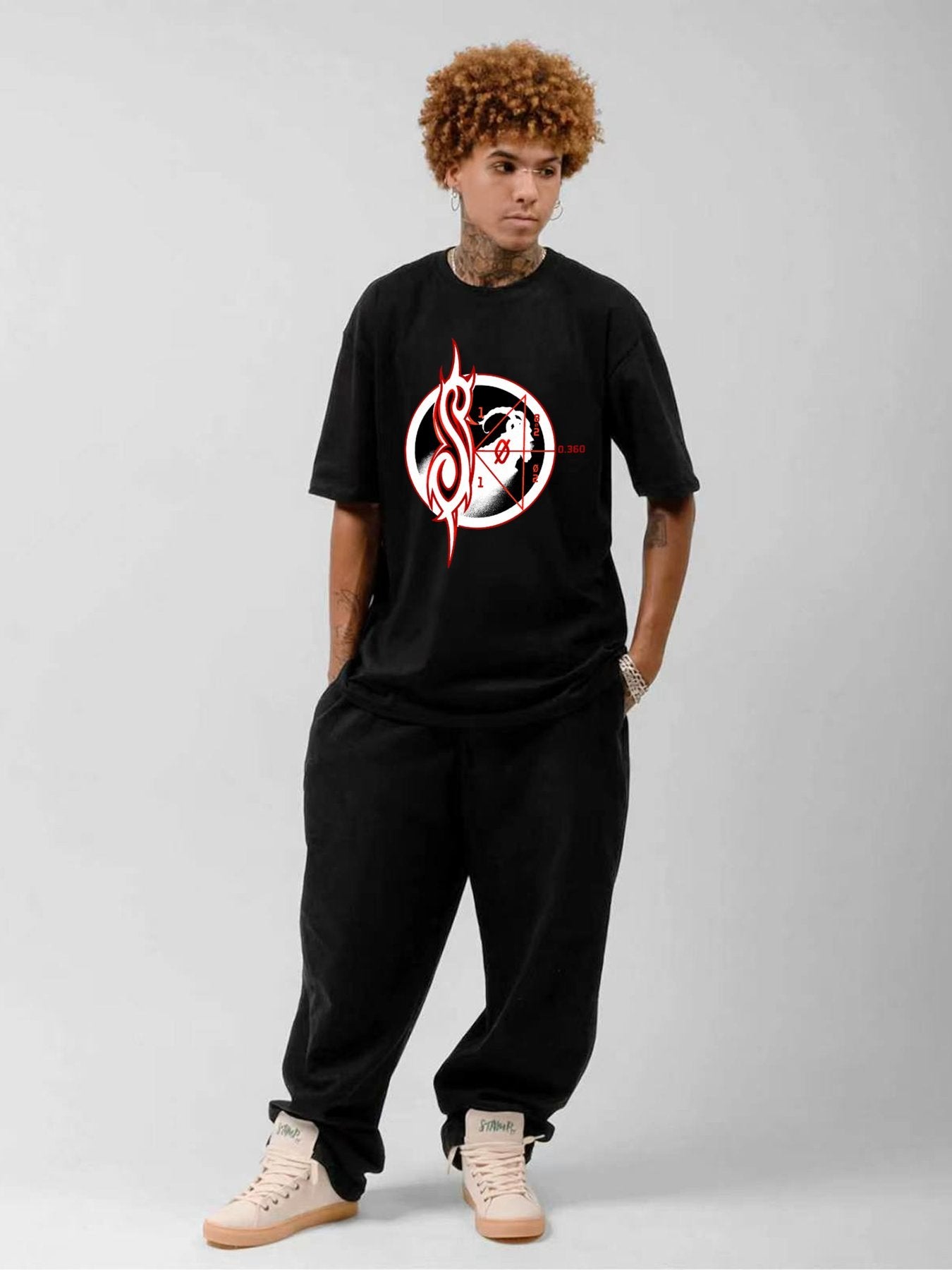 Slipknot Tribal S Target Logo Graphic T-Shirt