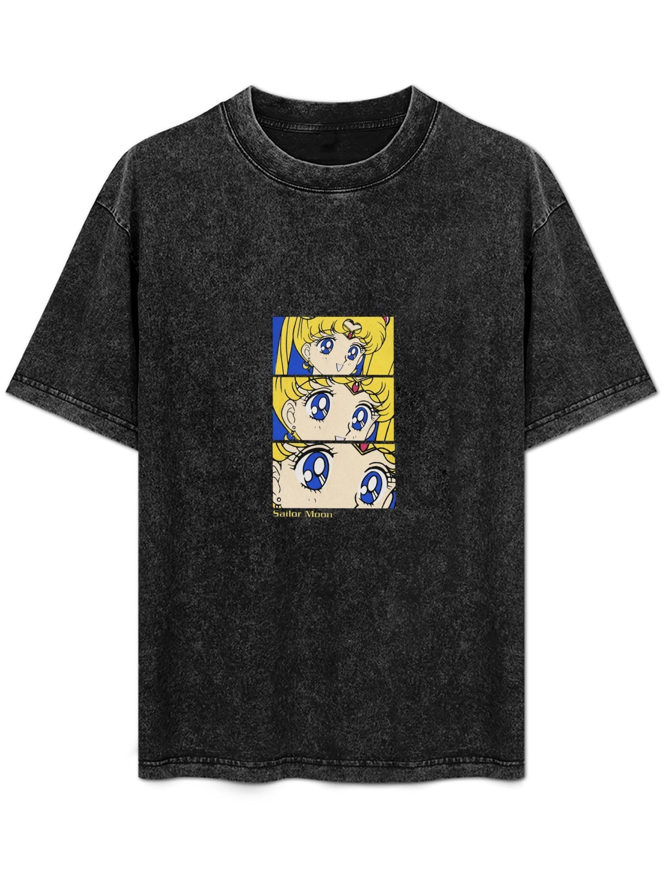Sailor Moon Face Washed Graphic T-Shirt