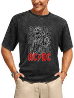 AC/DC Skeleton Guitarist Graphic T-Shirt