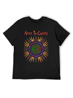 Alice In Chains Psychedelic Sun Graphic T-Shirt