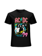 AC/DC Highway To Hell 79 Band Photo Graphic T-Shirt