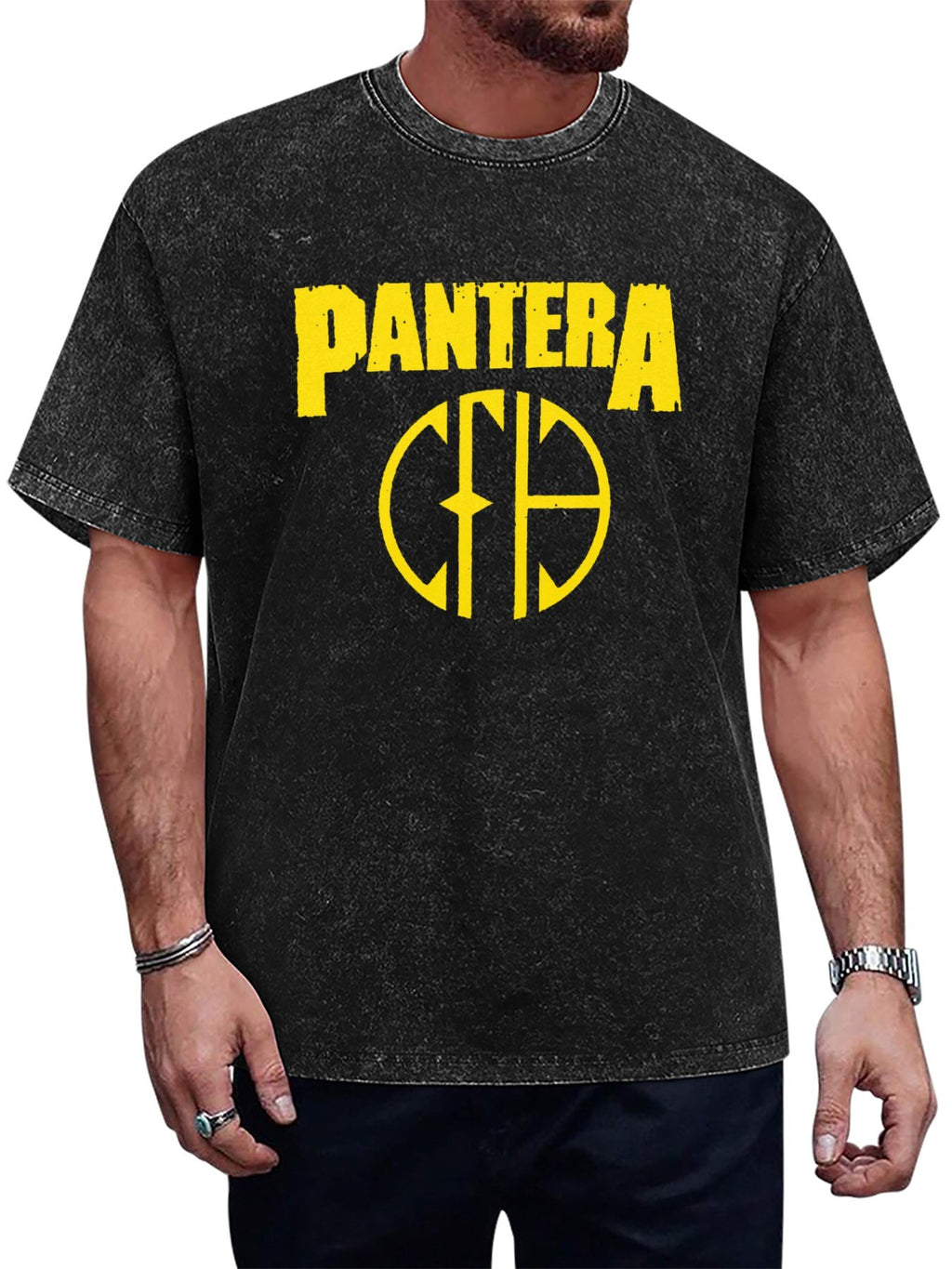 Pantera CFH Yellow Logo Graphic T-Shirt
