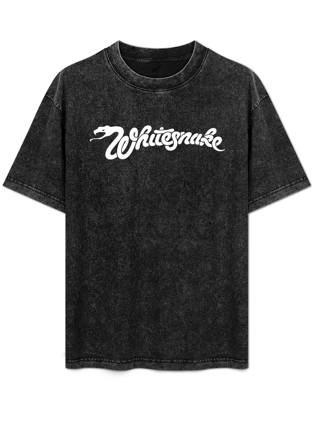 Vintage Washed Whitesnake Logo Graphic T-Shirt