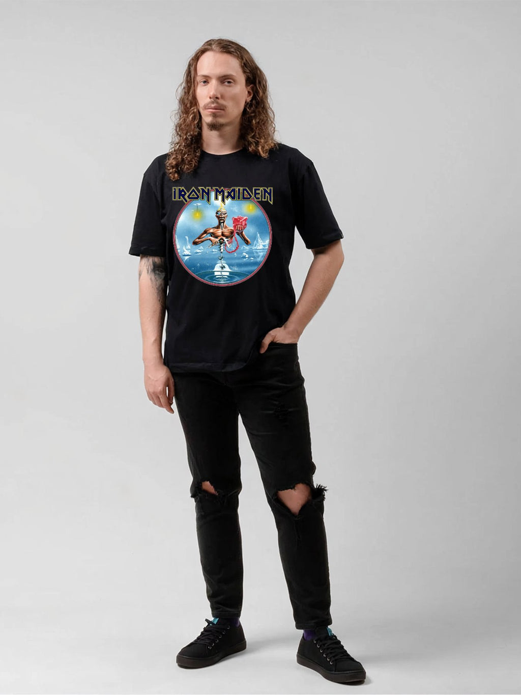 Iron Maiden Ice World Eddie Graphic T-Shirt