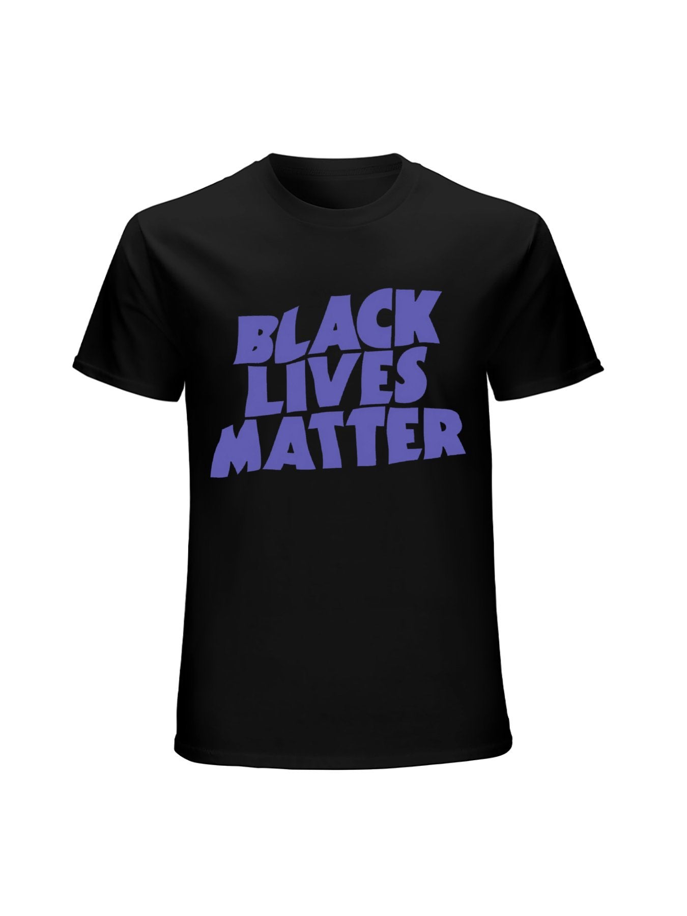 Black Lives Matter Purple Statement Graphic T-Shirt