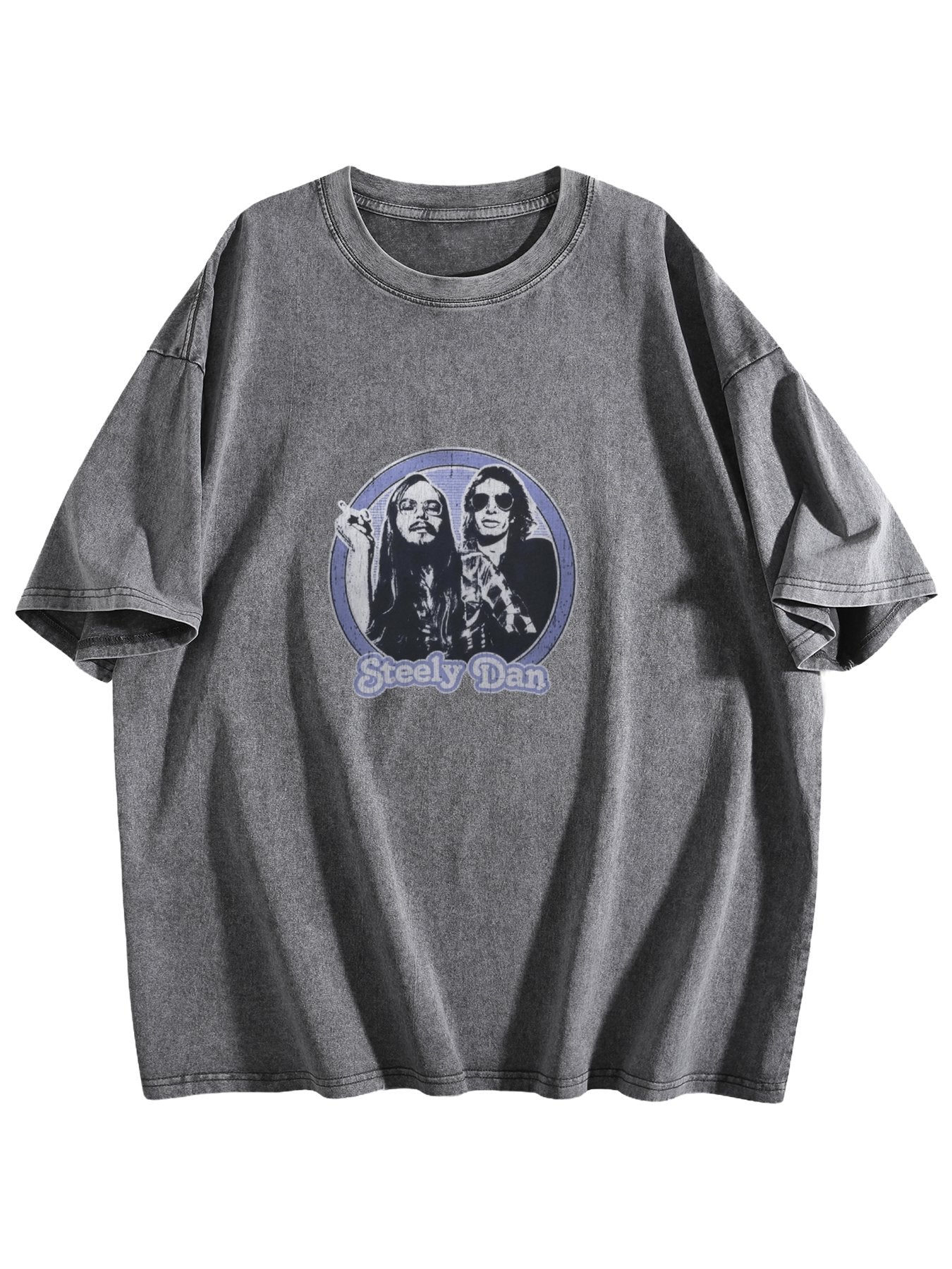 Steely Dan Portrait Graphic Washed T-Shirt
