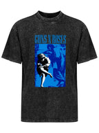 Guns N’ Roses Blue Use Your Illusion Graphic T-Shirt