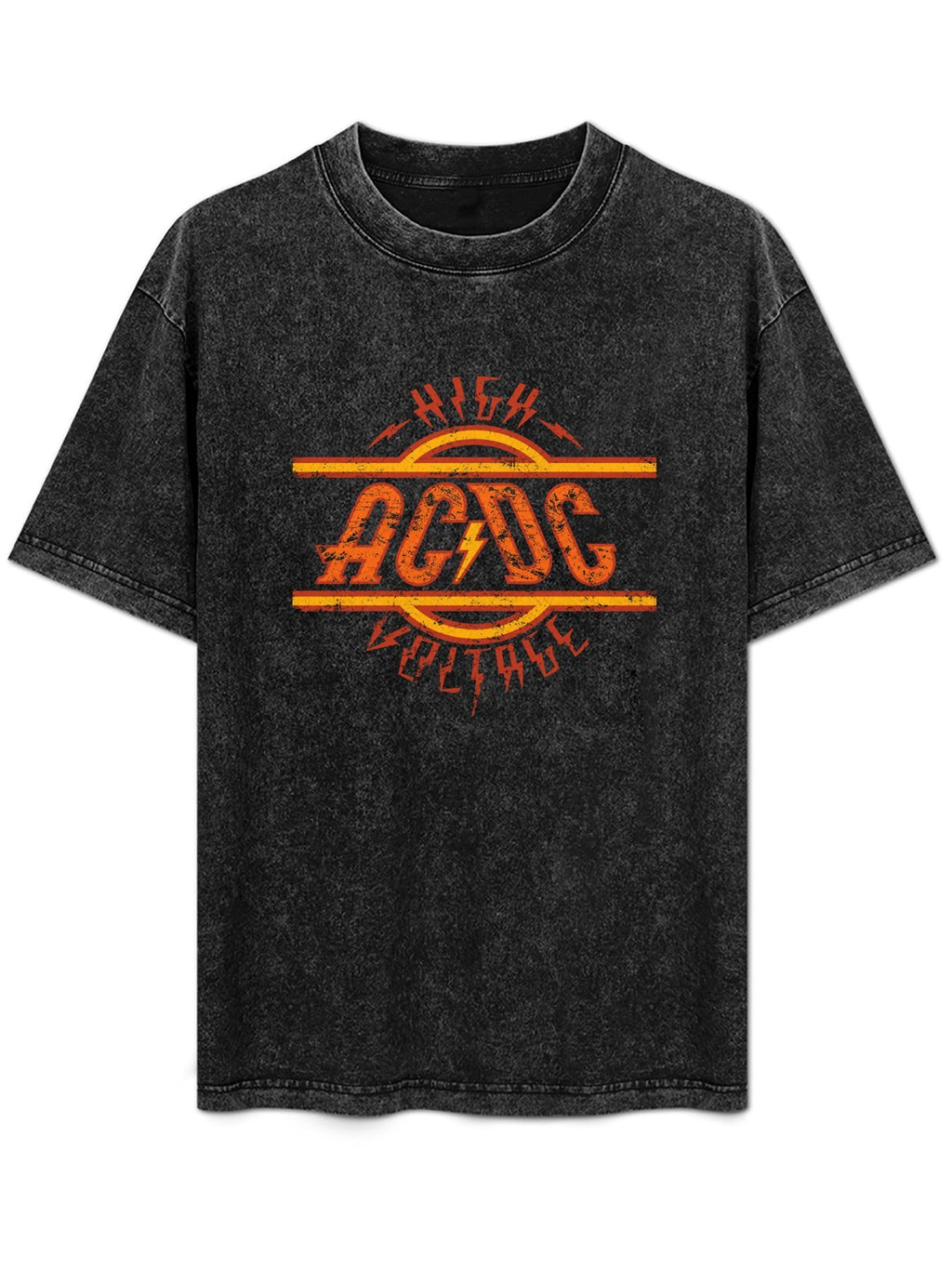 AC/DC High Voltage Vintage Emblem Graphic T-Shirt