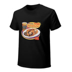 1998 Thanksgiving Day Breakfast Graphic Black T-Shirt