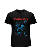 Pearl Jam Winged Hellhound Dark Rock T-Shirt