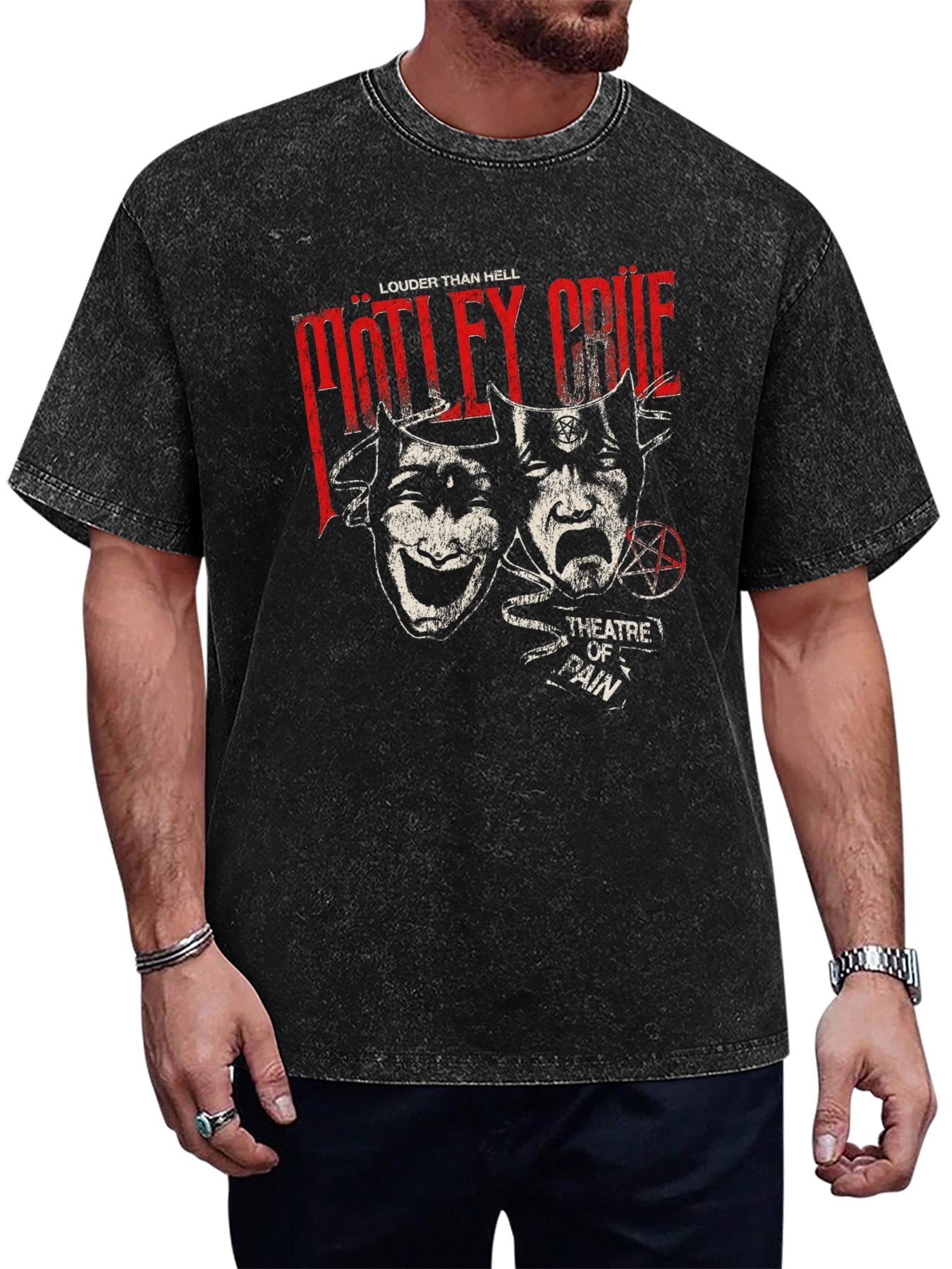 Mötley Crüe Louder Than Hell Theater of Pain Graphic T-Shirt Main image