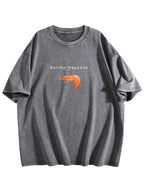 Shrimp Happens Graphic Washed T-Shirt