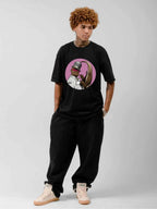 Gorillaz Pink Circle Character Graphic T-Shirt
