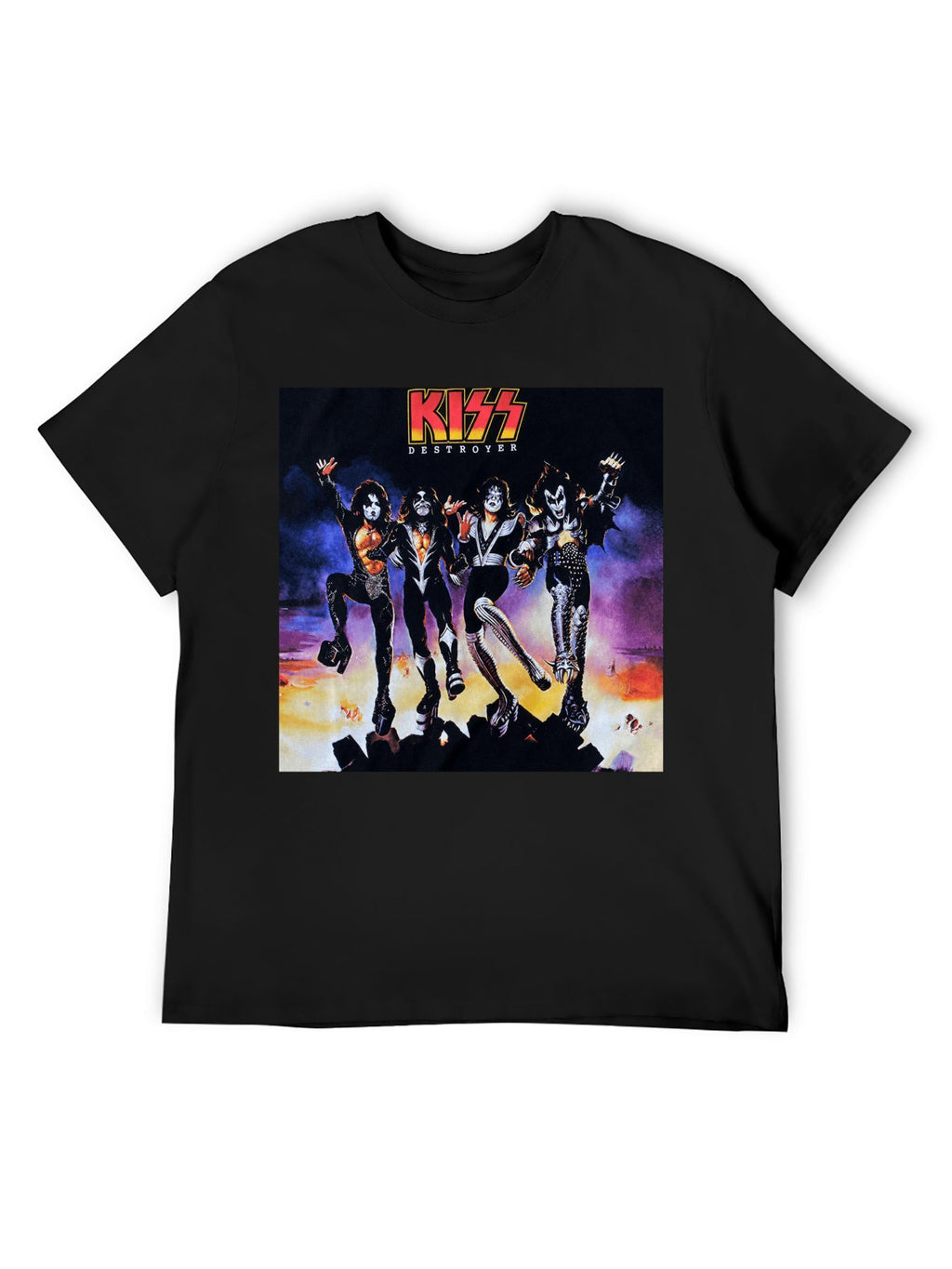 KISS Destroyer Album Artwork Graphic T-Shirt
