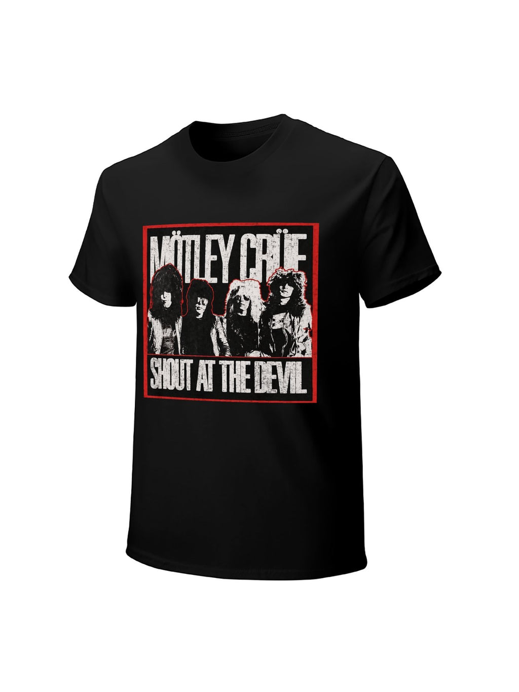 Mötley Crüe Vintage Band Portrait Graphic T-Shirt