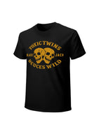 Toxic Twins Twin Skull Vintage Graphic T-Shirt