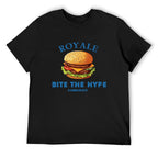 Royale Bite the Hype Hamburger Graphic White T-Shirt