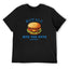 Royale Bite the Hype Hamburger Graphic White T-Shirt