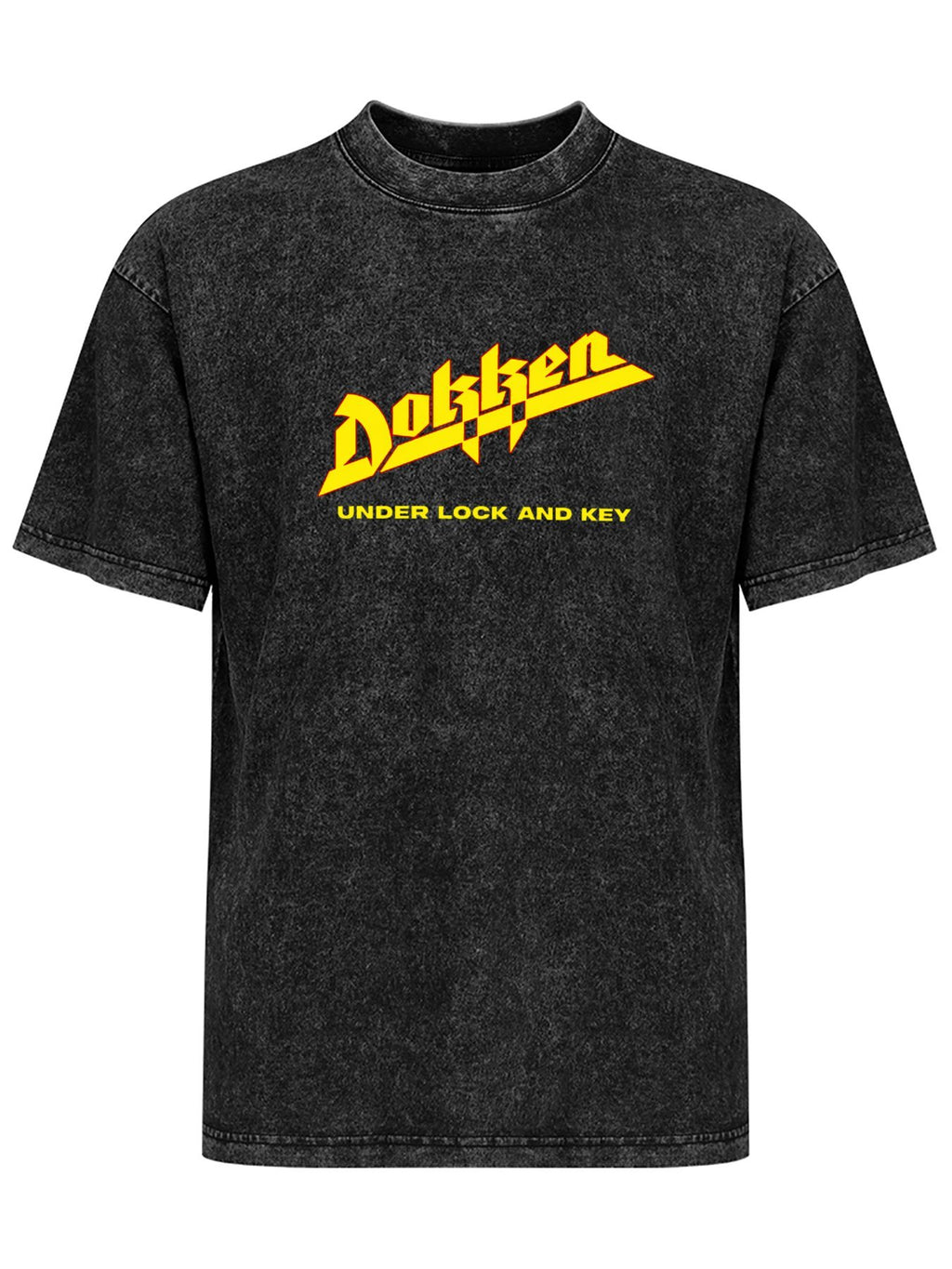 Dokken Under Lock and Key Logo Graphic T-Shirt