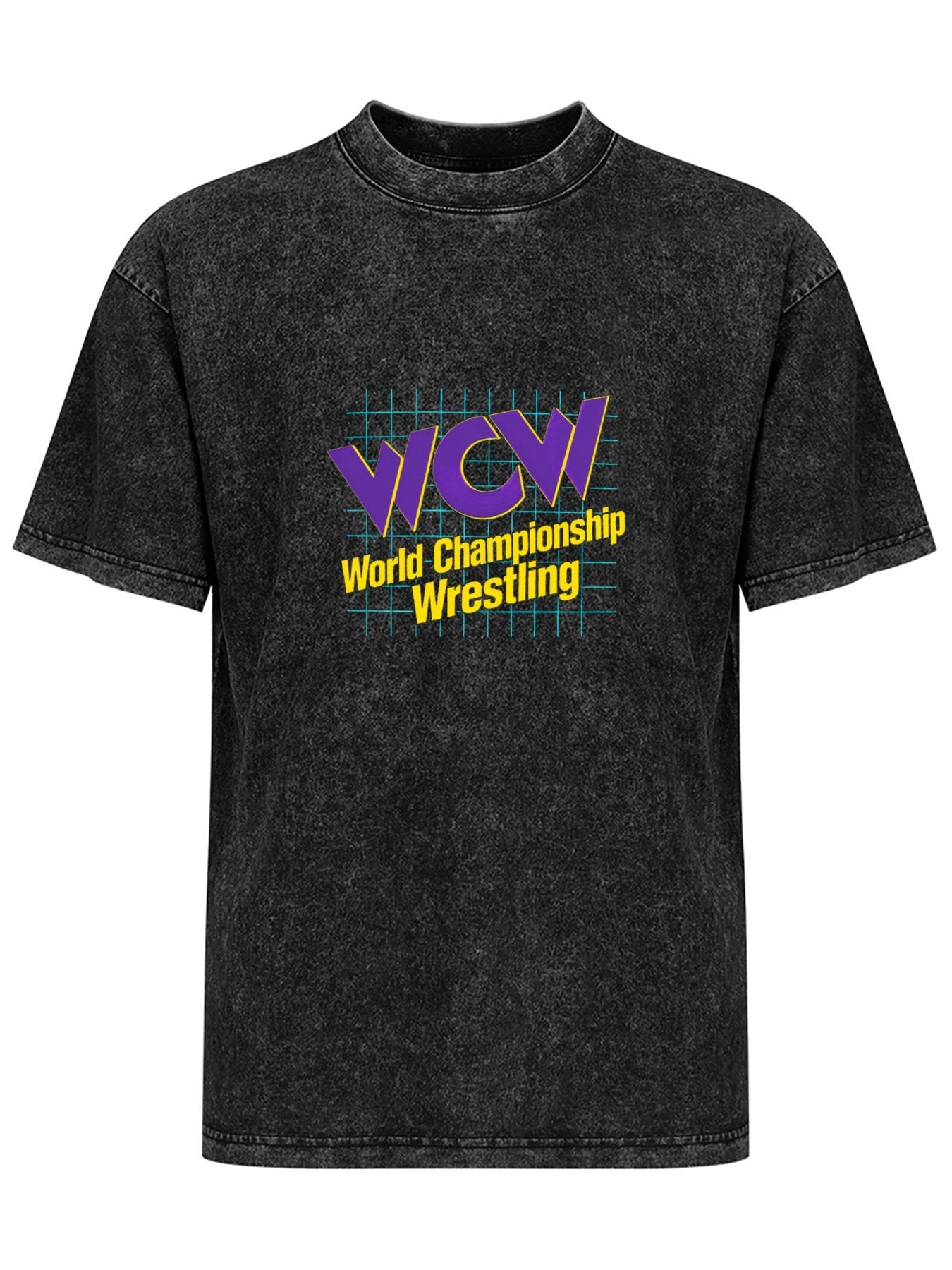 WCW World Championship Wrestling Washed Graphic T-Shirt