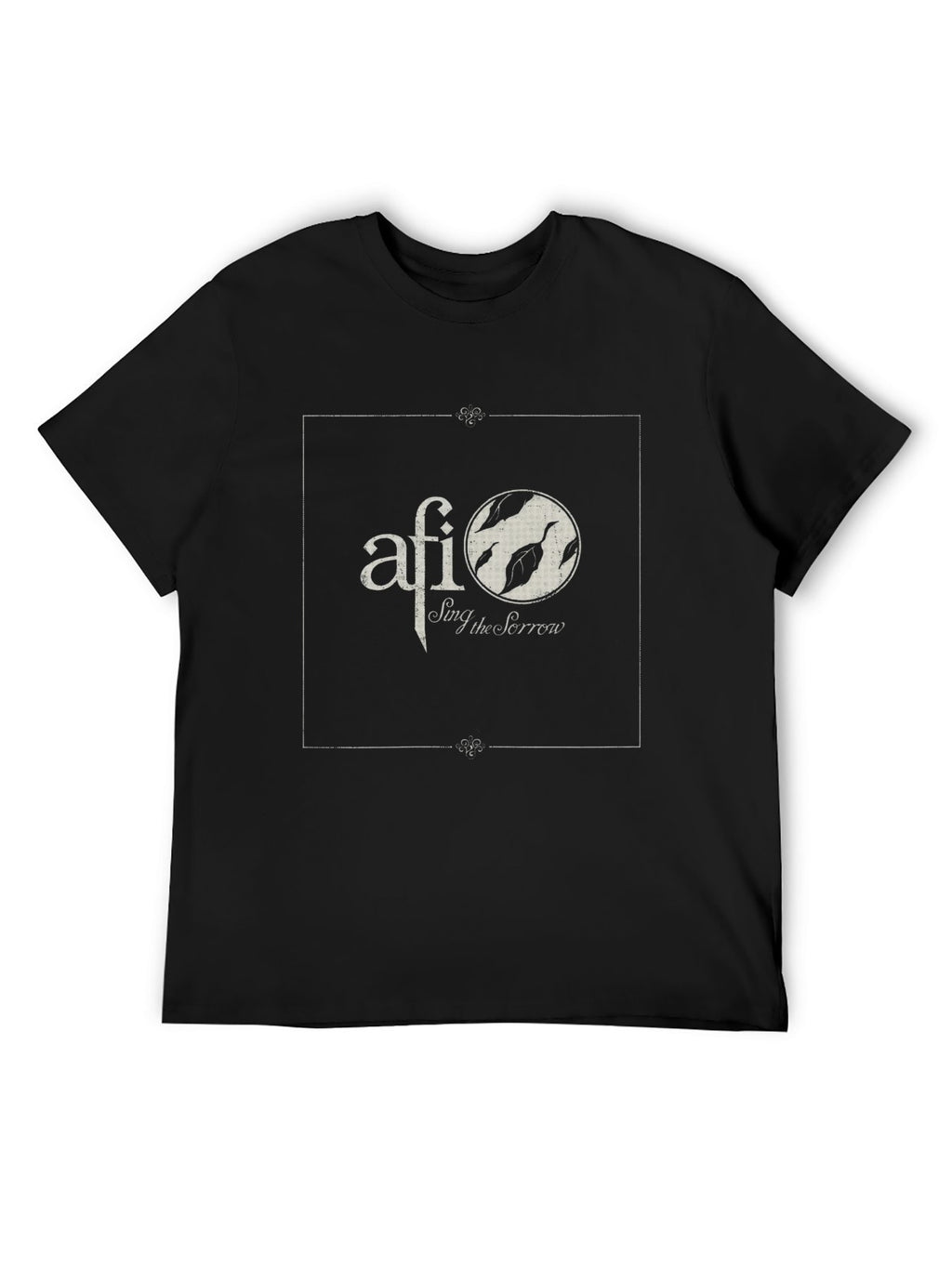 AFI Gothic Moon Emblem Rock Band T-Shirt
