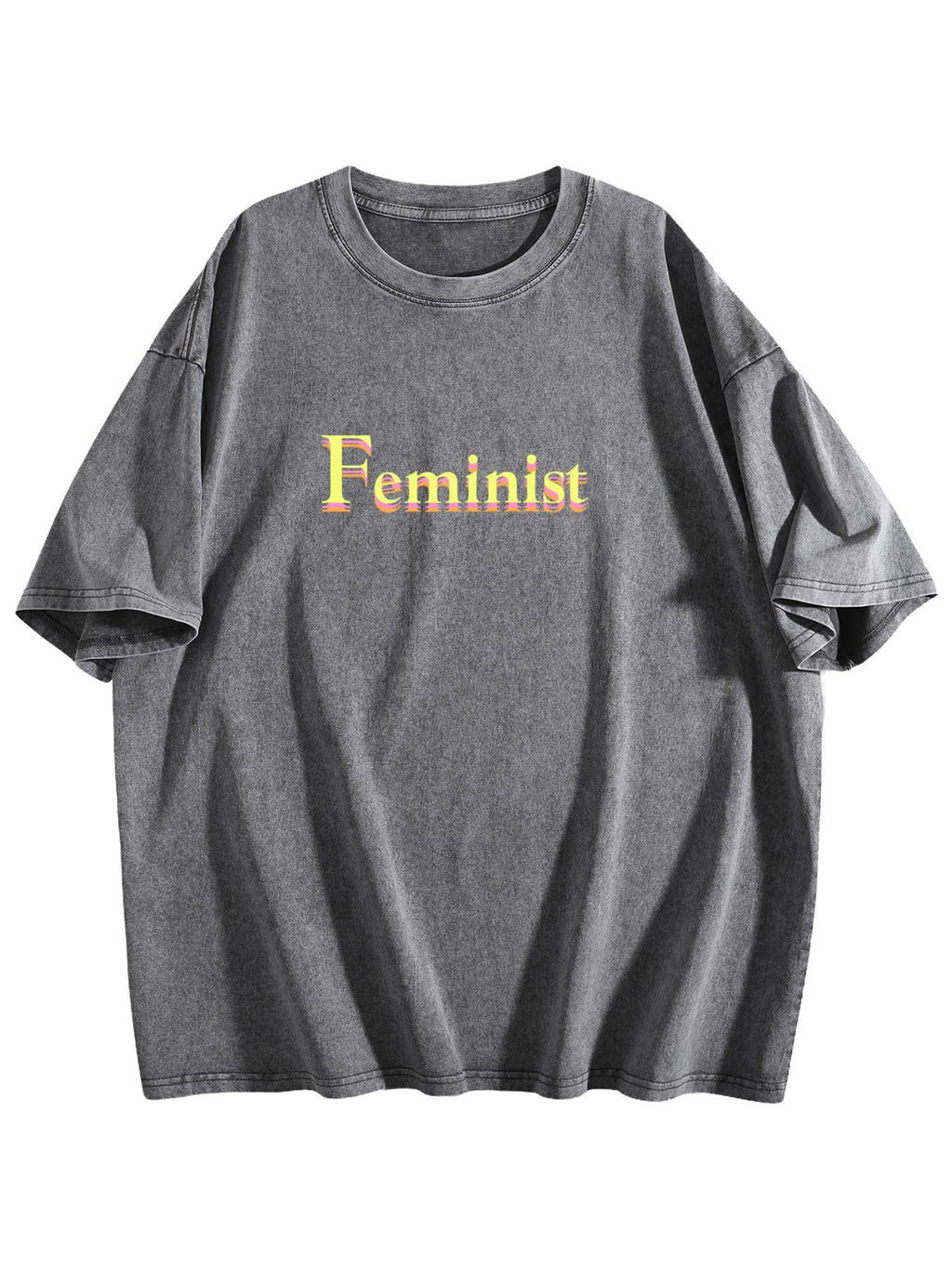Feminist Graphic Washed T-Shirt
