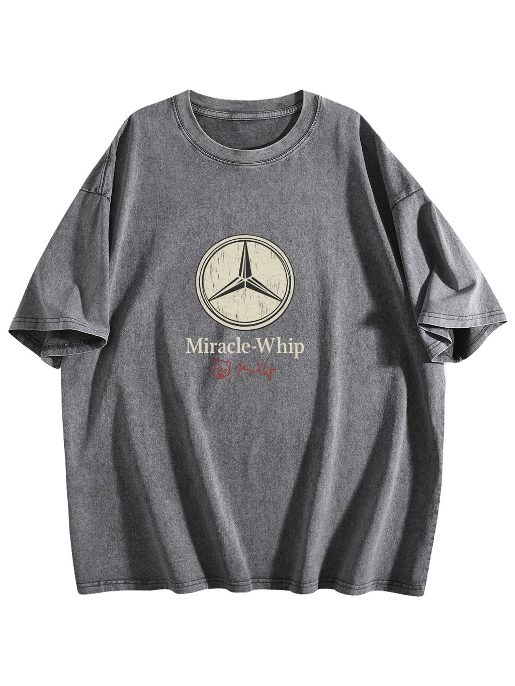 Miracle Whip Star Logo Graphic Washed T-Shirt