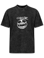 Gorillaz Skull Graphic Washed T-Shirt
