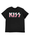 KISS Neon Gradient Logo Graphic T-Shirt