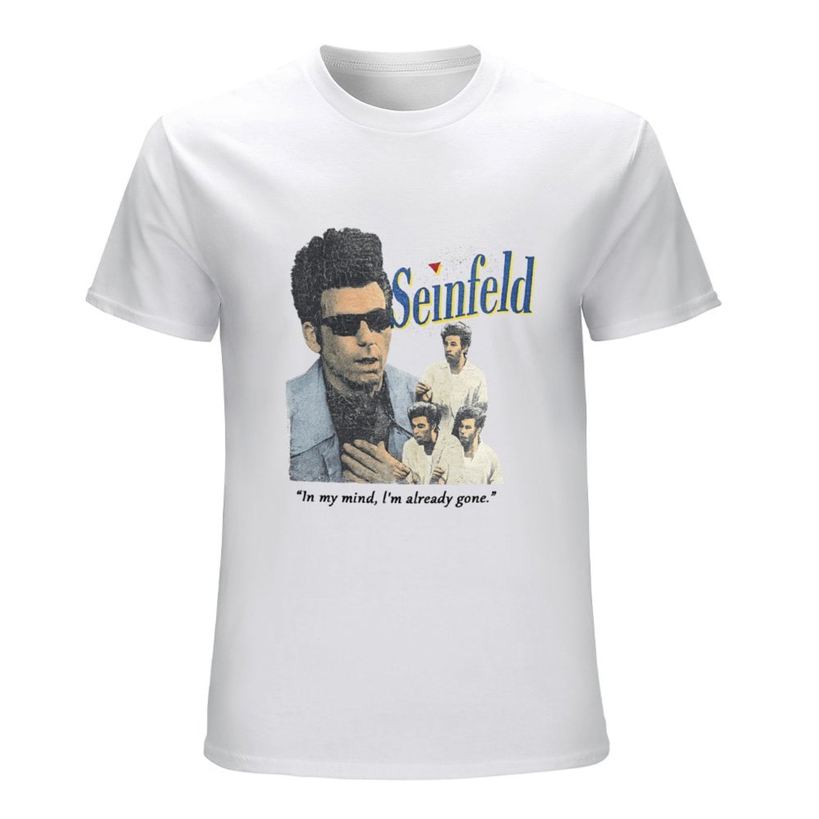 Seinfeld In My Mind Graphic White T-Shirt