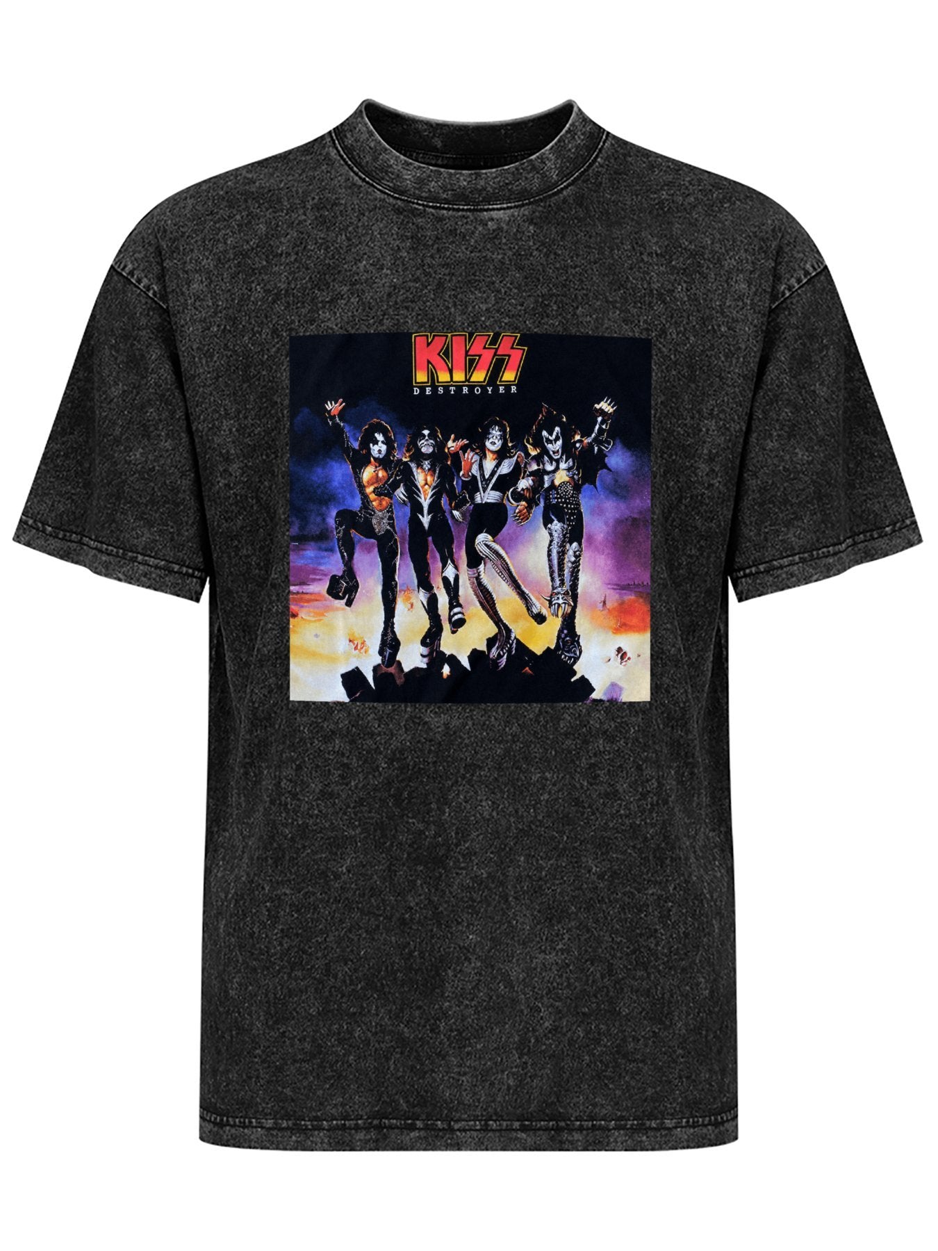KISS Destroyer Album Cover Graphic T-Shirt