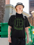 Pantera Green Emblem Logo Graphic T-Shirt