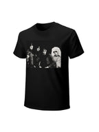 Monochrome Rock Band Portrait Graphic T-Shirt