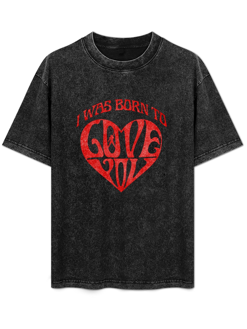 Freddie Mercury I Was Born to Love You Heart Graphic T-Shirt