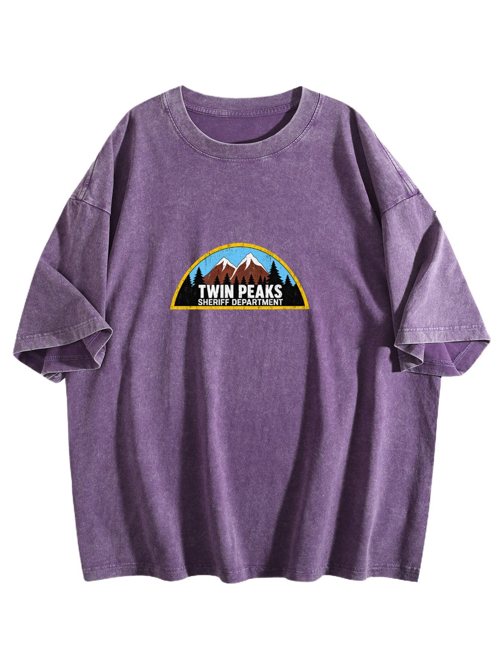 Twin Peaks Sheriff Department Graphic Washed T-Shirt