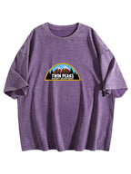 Twin Peaks Sheriff Department Graphic Washed T-Shirt