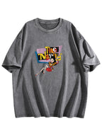 The Nanny Cartoon Graphic Washed T-Shirt