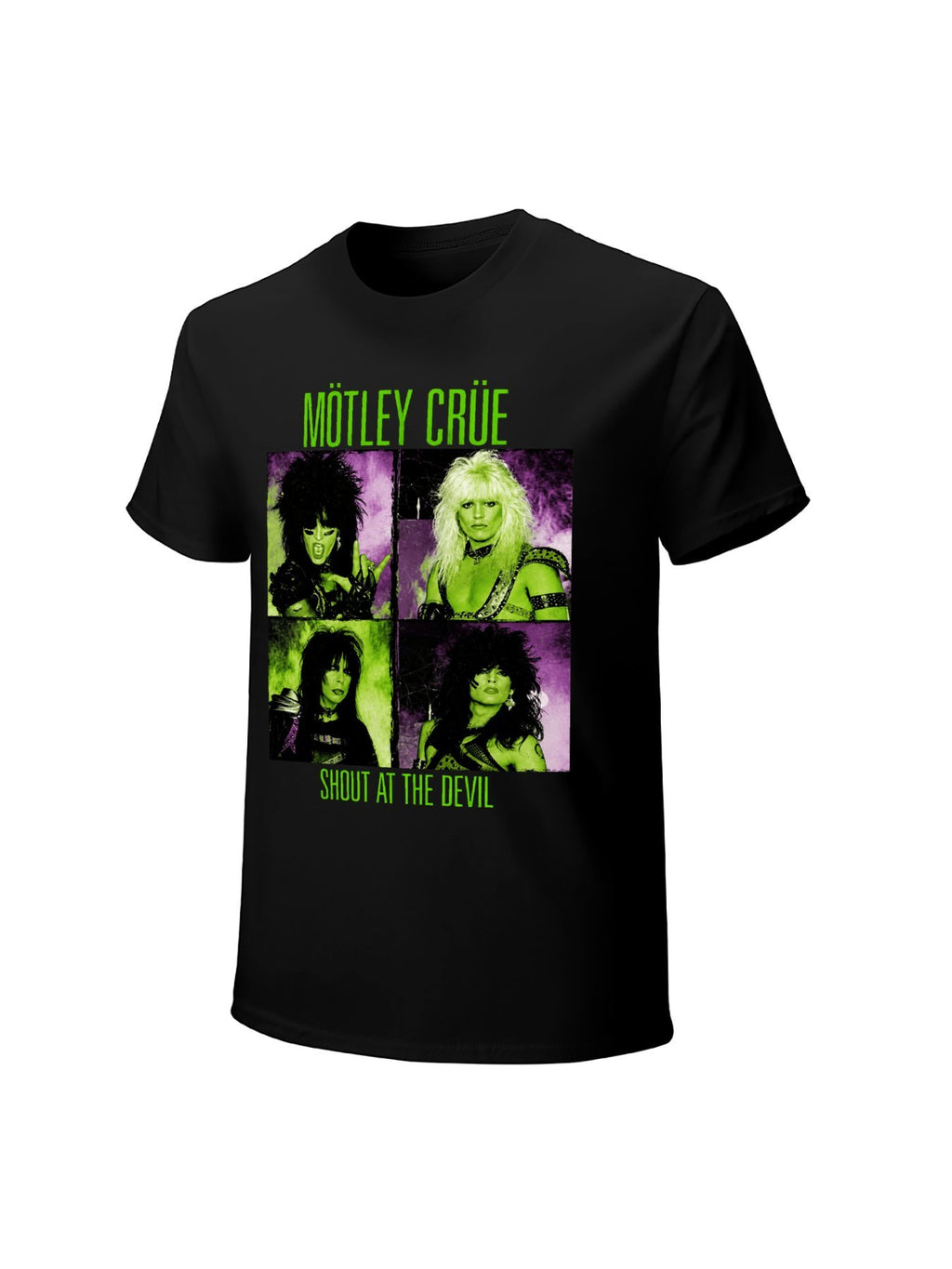 Mötley Crüe Shout At The Devil Photo Grid Graphic T-Shirt