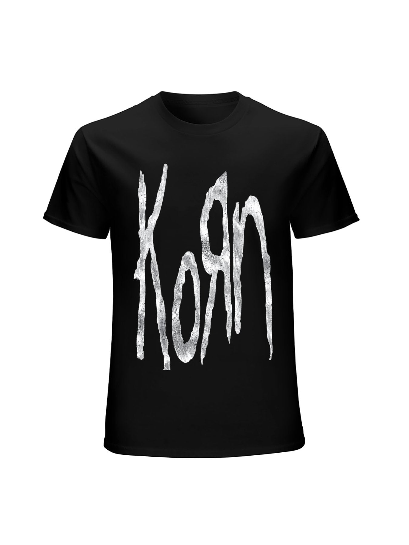 Korn White Logo Graphic T-Shirt