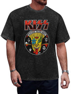 KISS Hotter Than Hell Vintage Portrait Graphic T-Shirt