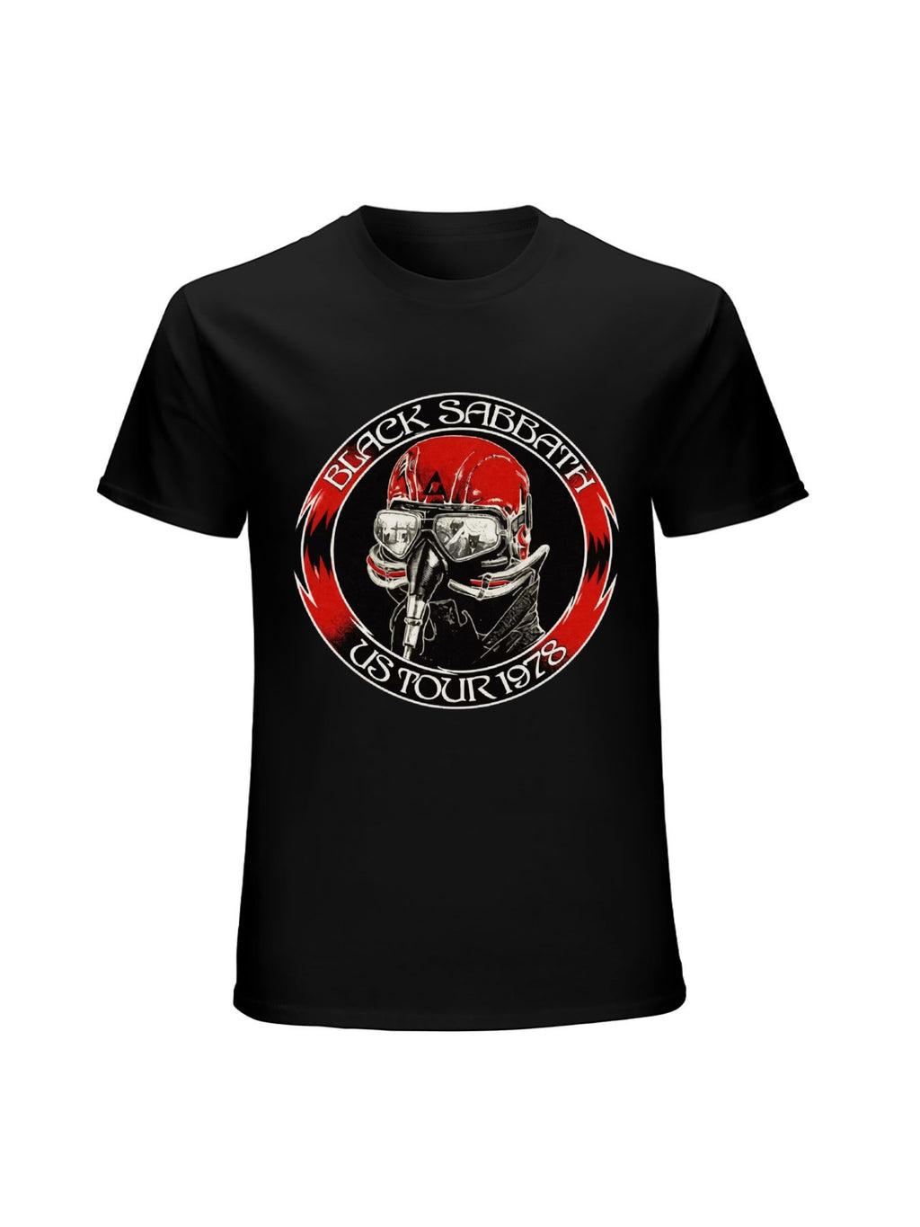Black Sabbath US Tour 1978 Pilot Helmet T-Shirt