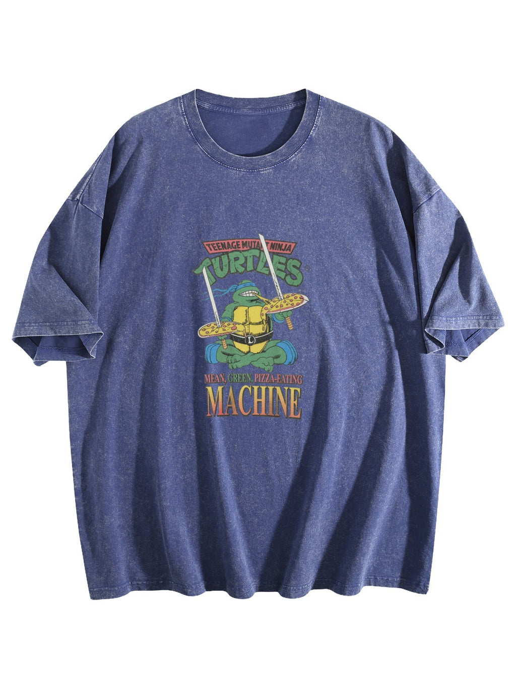 Teenage Mutant Ninja Turtles Pizza Machine Graphic Washed T-Shirt
