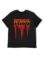 KISS Dripping Logo Graphic T-Shirt