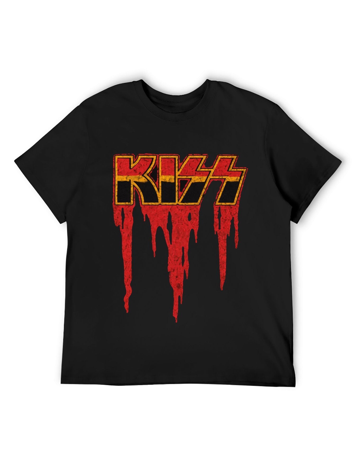 KISS Dripping Logo Graphic T-Shirt
