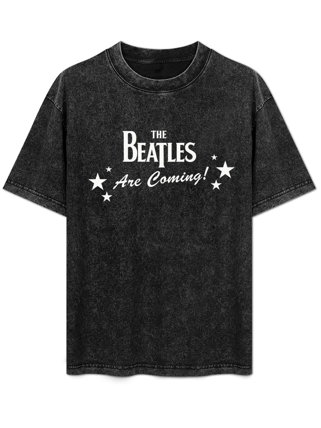 The Beatles Are Coming Star Graphic T-Shirt