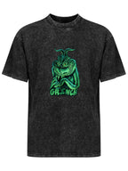 Grinch Character Graphic Washed T-Shirt