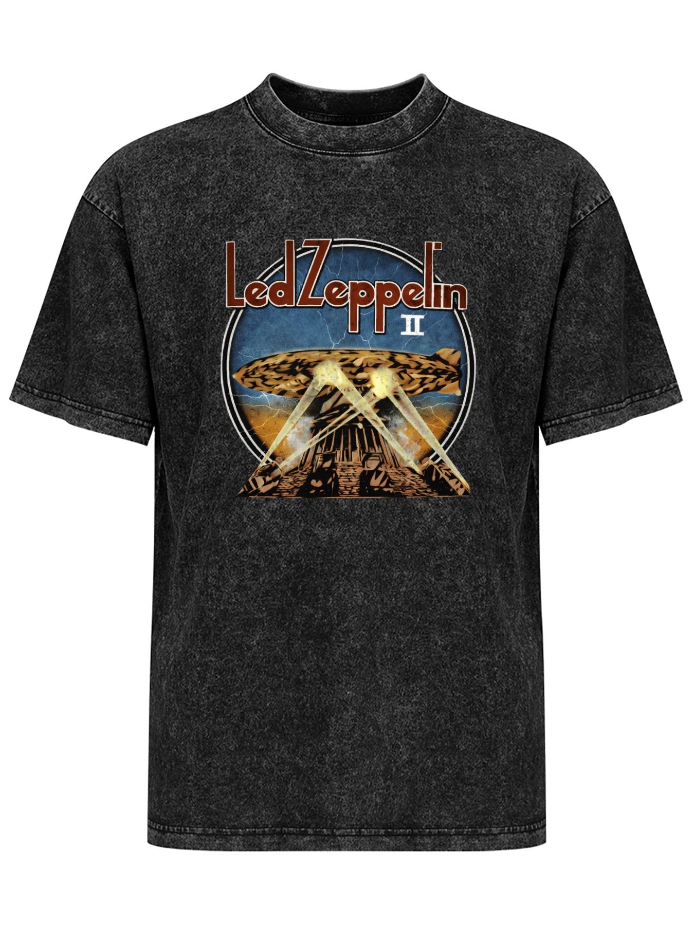 Led Zeppelin II Airship Searchlight Graphic T-Shirt