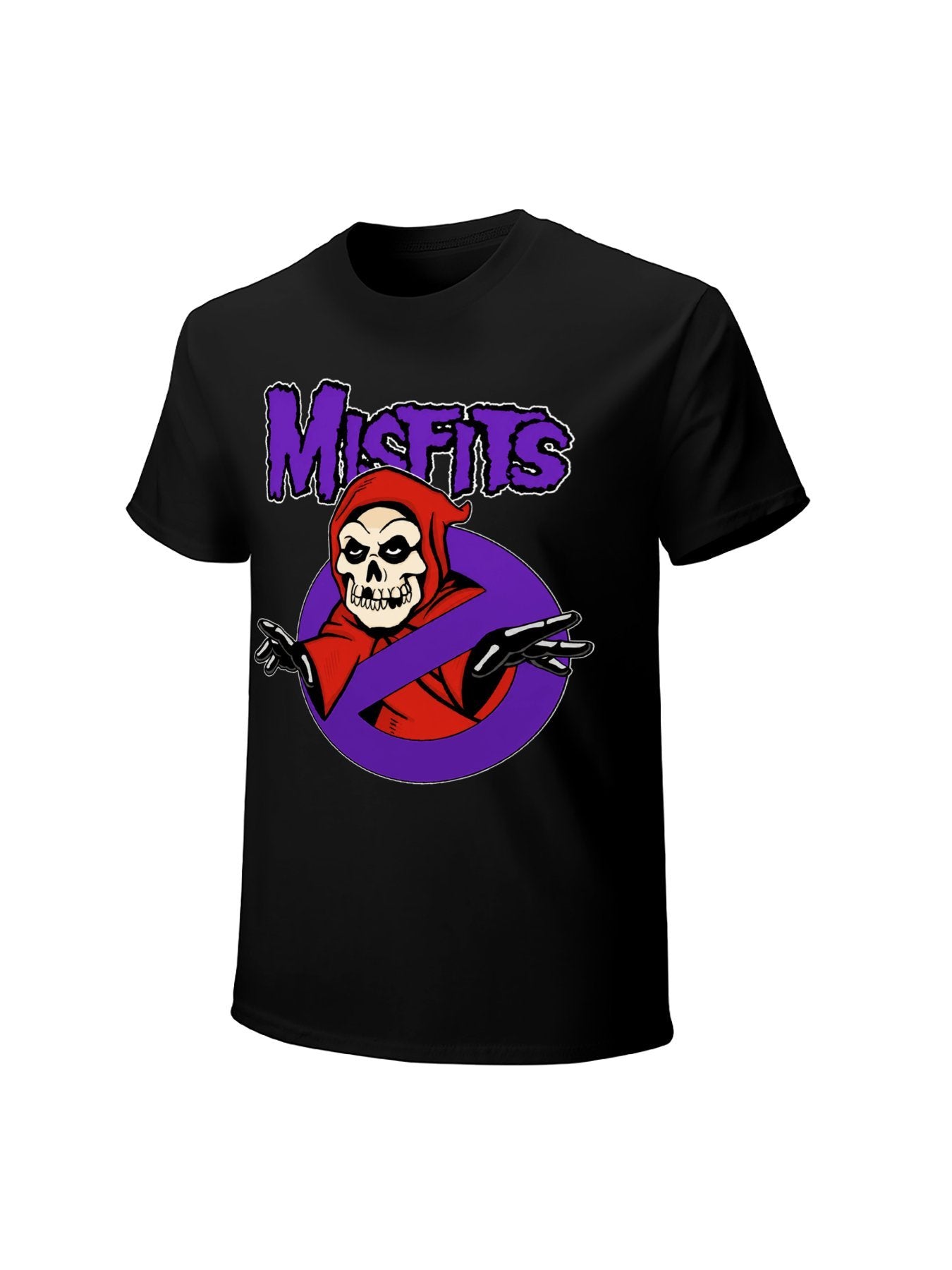 Misfits Crimson Ghost Cartoon Logo Graphic T-Shirt