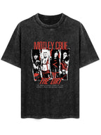 Mötley Crüe The Dirt Band Portrait Graphic T-Shirt
